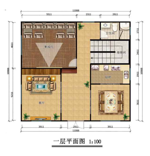 二層120平米鋼結構別墅房屋