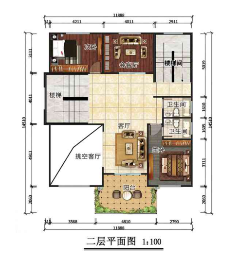 三層440平米裝配式鋼結構農(nóng)房