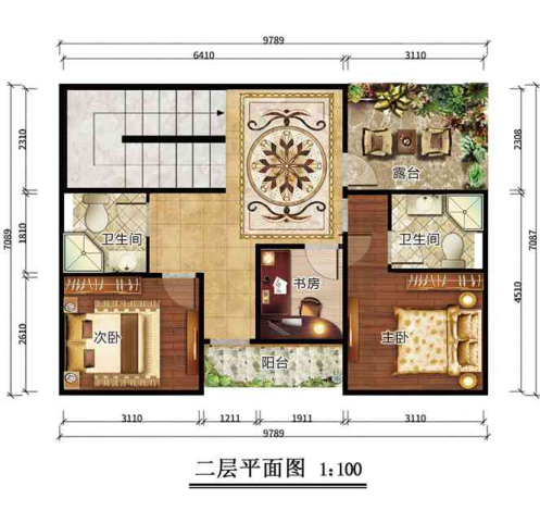 二層150平米歐式風(fēng)格鋼結(jié)構(gòu)別墅