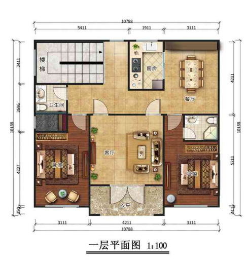 二層217平米歐式風(fēng)格輕鋼別墅