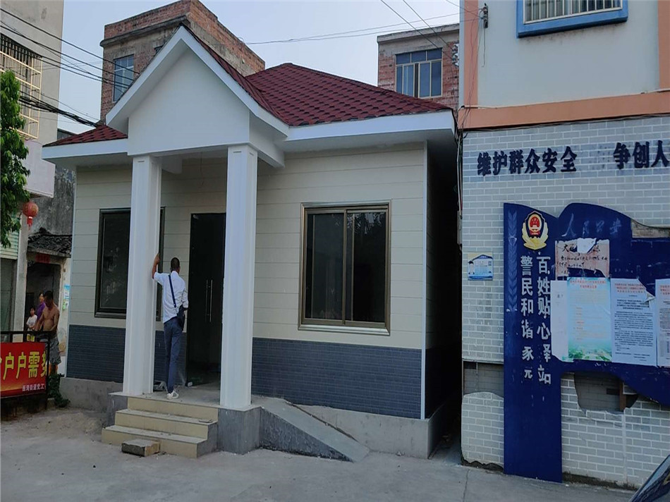 一層110平歐式風格輕鋼房屋
